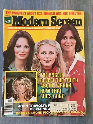 October 1977 Modern Screen Magazine - Charle's Angels Actresses Cover • $0.99