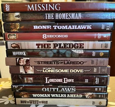 Classic Western DVD Movies- Lonesome Dove Maverick Tommy Lee Jones Luke Perry • $3