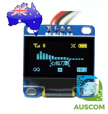 $7.95 • Buy OLED Display 0.96  128x64 Yellow Blue I2C IIC SSD1306 Arduino Raspberry Pi