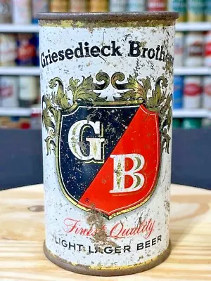 Griesedieck Bros. GB 12oz. Flat Top Beer Can GB Brg St. Louis MO - USBC 76/22 • $12