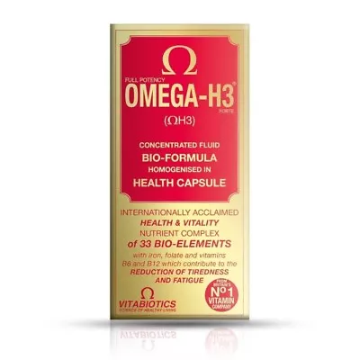 VITABIOTICS - Omega H3 Multivitamin - 30 Capsules • £18.99