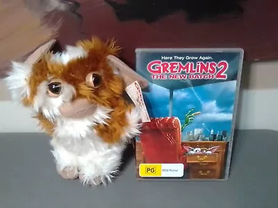 Gizmo Gremlins Plush Toy. New. With Bonus DVD • $32