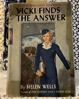Vicki Barr Flight Stewardess Series #2 1947 Vicki Finds The Amswer • $15