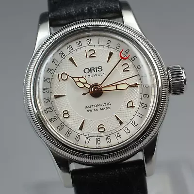 Exc+5 ORIS Big Crown Pointer Date 7550 Vintage Women's Automatic Watch 28 Mm • $922.37