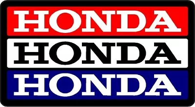 #685 (1) 4  Honda 1970's Vintage Repro Decal Sticker LAMINATED • $4.39