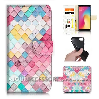 $12.99 • Buy ( For Oppo A73 ) Flip Wallet Case Cover AJ21642 Abstract Pattern