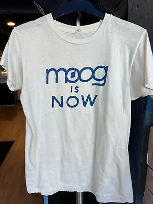 Vintage Moog  Moog Is Now  T Shirt • $200