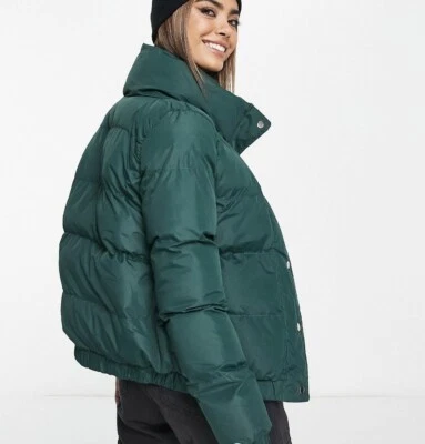 £22.50 • Buy Ladies Brave Soul Puffer Jacket Size 14 (Large) Forest Green. BNWT. RRP £55