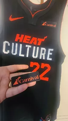 2023-24 Miami Heat Sponsor Carnival Cruise Lines Black & Red Patch For Jersey  • $17.75