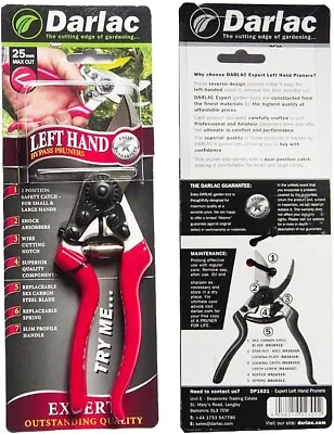 Darlac Expert Left Hand Bypass Pruner - DP1631 • £17.59