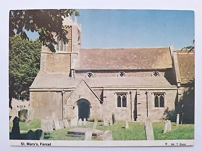 Farcet Cambridgeshire St Mary's Church Nr Peterborough Modern Postcard. • £3.65