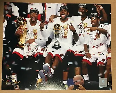 Miami Heat 2013 NBA CHAMPIONS Lebron James Glossy 8 X 10 Photo DM1 • $5.99