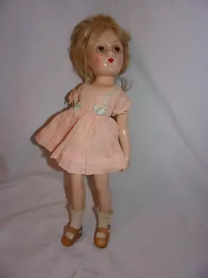 Vintage Madame Alexander Wendy  Ann 14  Pink  Party Dress Lovely Tagged • $95