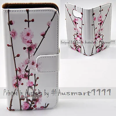 For OPPO Series - Cherry Blossom Tree Print Wallet Mobile Phone Case Cover • $13.98