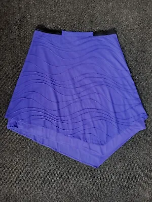 Simply Vera Wang Asymmetrical Skirt Blue Waist Size Large • $8.46