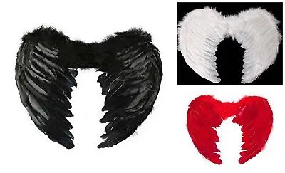£5.89 • Buy Feather Angel Wings Christmas Halloween Fancy Dress Costume Hen Night Party