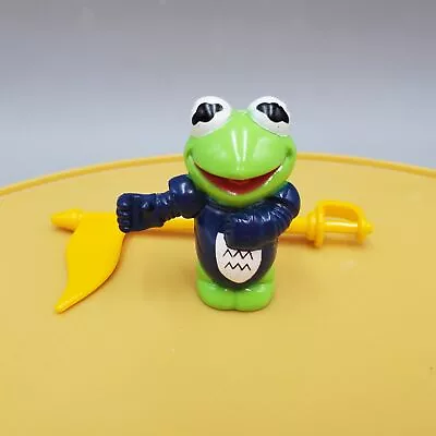 Sir Kermit Pvc Figure With Rare Flag Muppet Babies Castle Playset Knight • $18.24