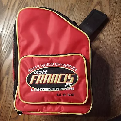 Vintage Matt Francis Team NUMBERED Losi Trinity Transmitter/remote RC Radio Bag • $42