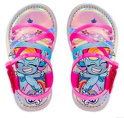 MY LITTLE PONY RAINBOW DASH Light-Up Sandals Toddler's Sizes 7 8 9 Or 10 NWT • $19.99