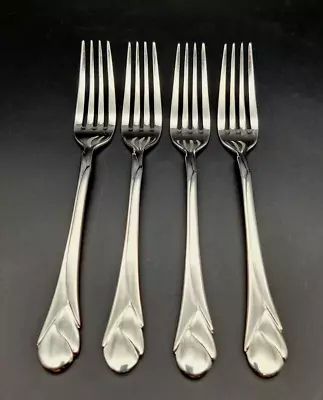 Mikasa Gerald Patrick SWEET PEA Stainless Flatware Dinner Forks Korea Set Of 4 • $49.99