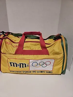 Rare Adidas  M&M USA 1992 Olympics Team Vintage Duffel Bag Barcelona  • $48.95