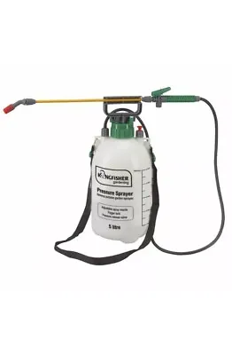 £14.95 • Buy 5L Garden Pressure Sprayer Bottle Knapsack Container Chemical Weed Killer Pump