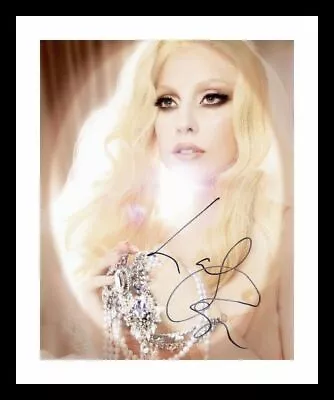 Lady Gaga Autograph Signed & Framed Photo • £18.99