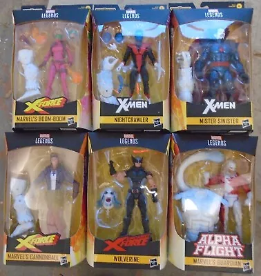 Hasbro Marvel Legends Wendigo BAF X-Men X-Force Set Of 6 Nightcrawler Sinister • $189.99