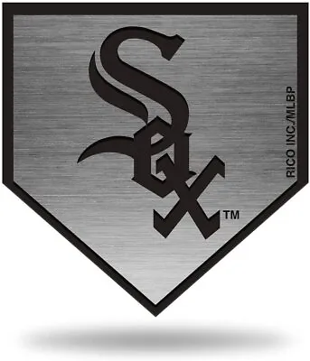 Chicago White Sox Auto Emblem Decal Premium Solid Metal Antique Nickel Design... • $16.79