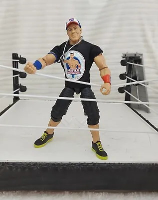 £19.99 • Buy WWE John Cena Wrestling Figure With Shirt & Hat Mattel Elite 50 *Ring Not Incl.*