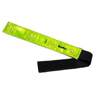 Reflective ARMBANDS W/Blinking LED Lights For Night Running Cycling Jogging • $7.98