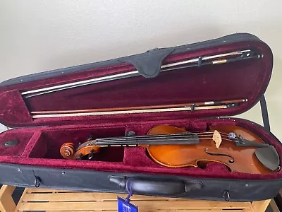 4/4 Violin By  Mati's Fine Instruments  With Two Bows + Case • $0.01