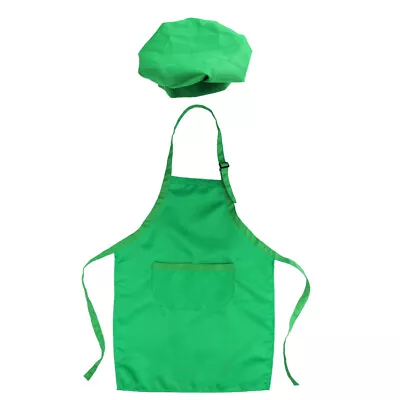  Children Apron Kids Suits Aprons For Painting Hat And Kit Printable • £10.68
