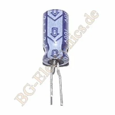 25 X 1µF 1uF 100V 85° RM5 Elko Kondensator Capacitor Radial RICON  25pcs • $36.94