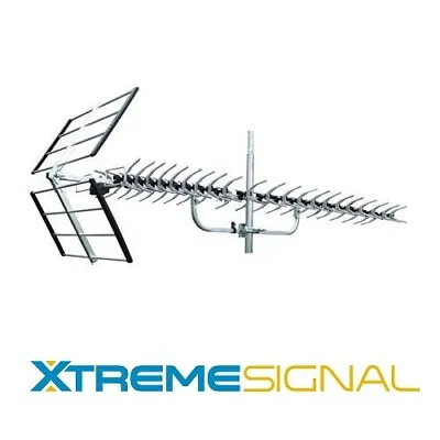 Xtreme Signal 70 Mile High-VHF/UHF Yagi Outdoor TV Antenna (HDB91X) • $79.99