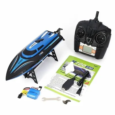 RC Jet Racing Speed Boat SKYTECH H100 Remote Control RC Water Cooled Jet Yacht • £62