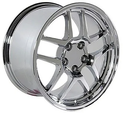 C5 CORVETTE Z06 REPLICA WHEELS For C4 17x9.5 /18x10.5 Set Of CHROME Rims • $1198