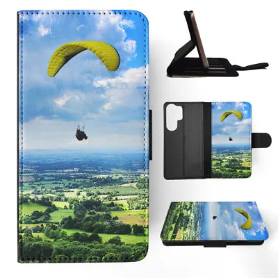 Flip Case For Samsung Galaxy|cool Extreme Parachute Jumper #2 • £12.47