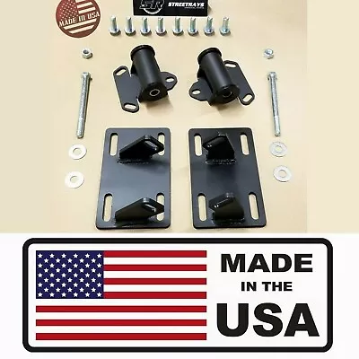 [SR] 82-05 S10 S15 LS1 LS2 LS6 VORTEC V8 Swap Motor Engine Mounts Complete Kit • $49.90