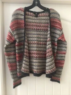 H&M Women’s Sweater CardiganMulti Colors( Red Gray Gold) Size XS.  • $11.95