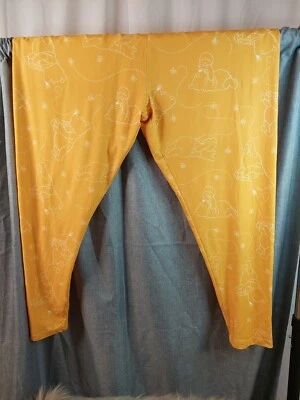 £13.17 • Buy Disney Parks Size 2X Women’s Yellow Winnie The Pooh Honey Bees Leggings