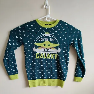 $18 • Buy Star Wars Joy In The Galaxy L/S Pullover Christmas Sweater Green Mens Size M 