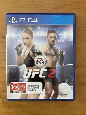 UFC 2 PS4 Sony PlayStation 4 Complete With Manual Pal Martial Arts Fighting • $15