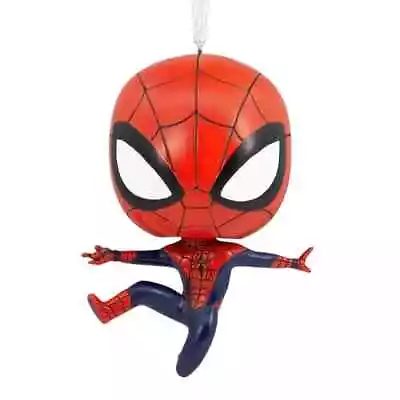 Hallmark Ornaments Marvel Spider-Man Wobbles On Your Tree Bobble Head 2021 NIB • $11.66