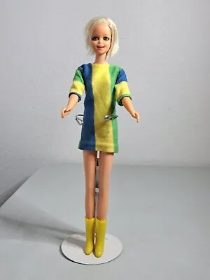 Twiggy Twist N' Turn 1967 Doll In Original Outfit Boots 11  Vintage Mattel • $150