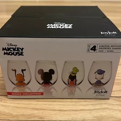 NEW Disney Mickey Mouse Squad  Tumblers 15oz Stemless Wine Glasses- JOYJOLT • $40