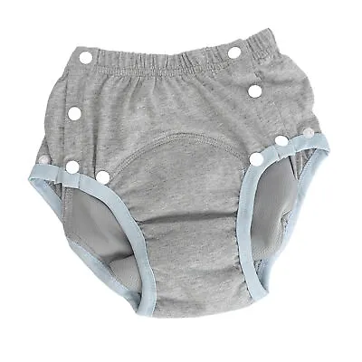 Adult Cloth Diaper Underwear Pure Cotton Washable Leak Proof Incontinence AGS • $22.01