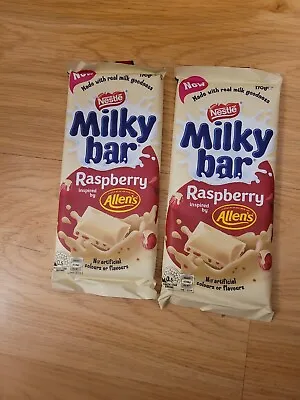£13 • Buy Nestle Milky Bar Raspberry Chocolate Bar  Australian Import Allen's 170g 2 Bars