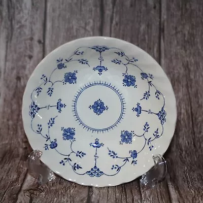 MYOTT Finlandia Set/4 Bowls Blue Floral*VTG England Staffordshire Ware • $34.99