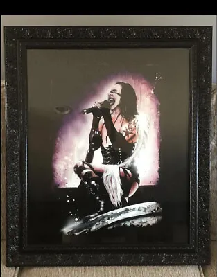 Original Framed Marilyn Manson Giclée Painting  Holy Wood” • $100